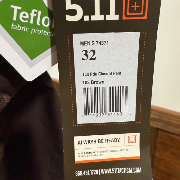 5.11 class B PDU taclite rip stop men’s pants 32x34 - Picture 2 of 5